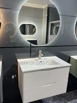 Wash Hand Cabinet Basin With Led Mirror