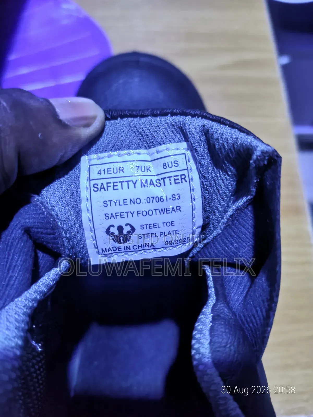 Iron Foot Safety Boot