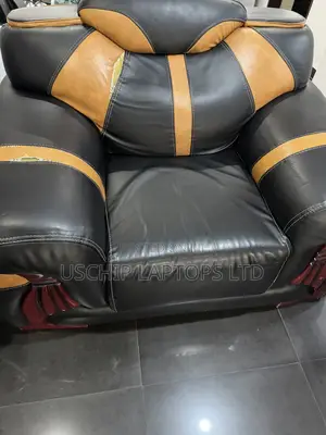 Used Luxury 7 Seater Leather Sofa