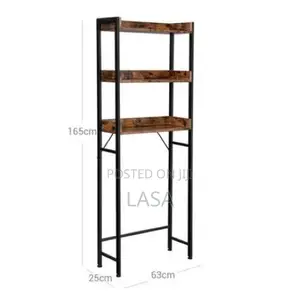 LAZAVA 3-Tier Bathroom Organiser Shelf Adjustable Space-Saving
