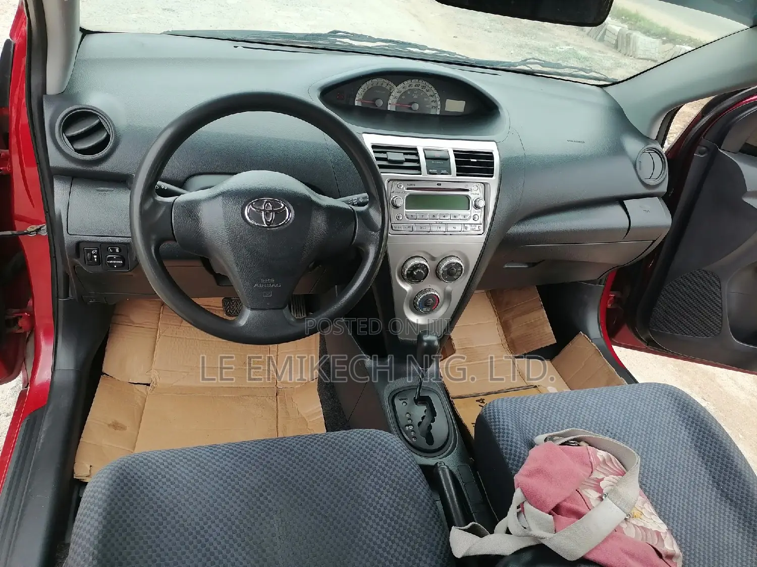 Toyota Yaris 2008 Red