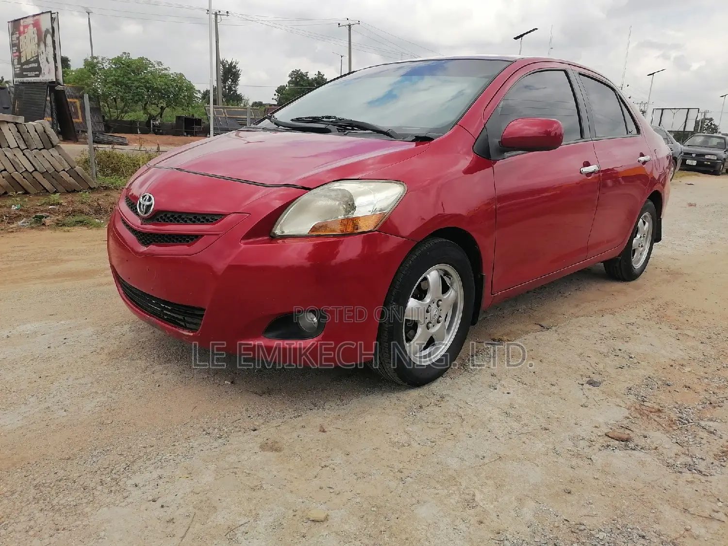Toyota Yaris 2008 Red