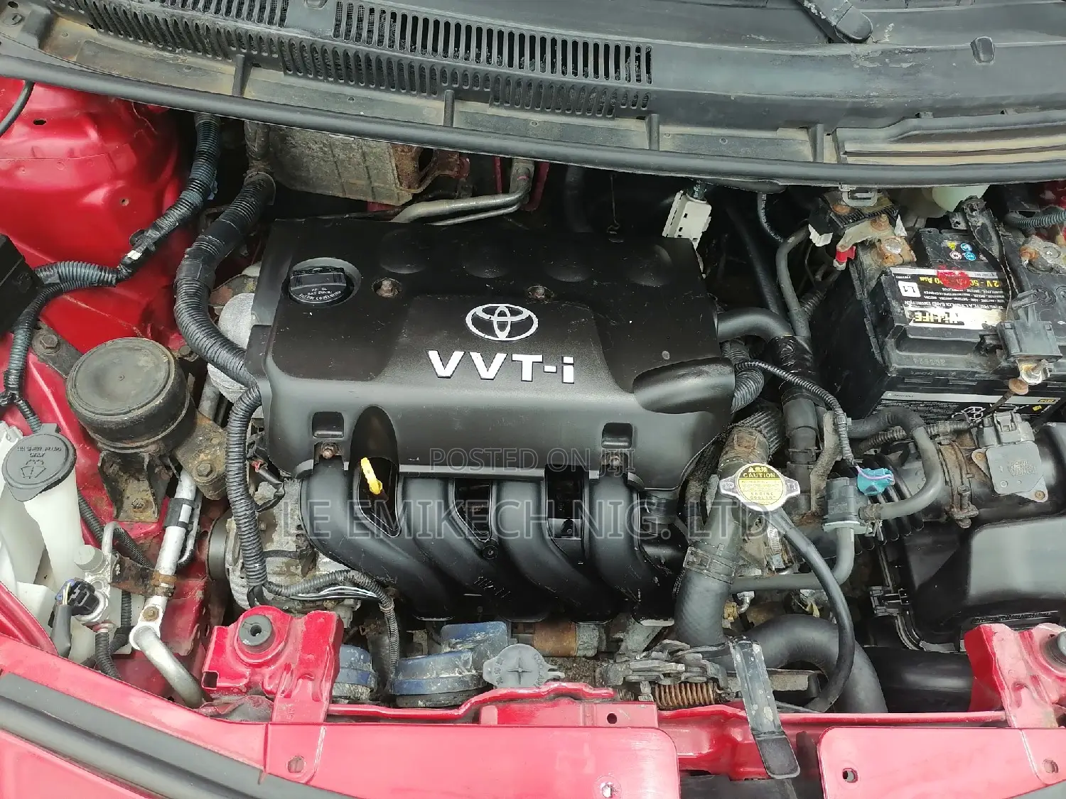 Toyota Yaris 2008 Red