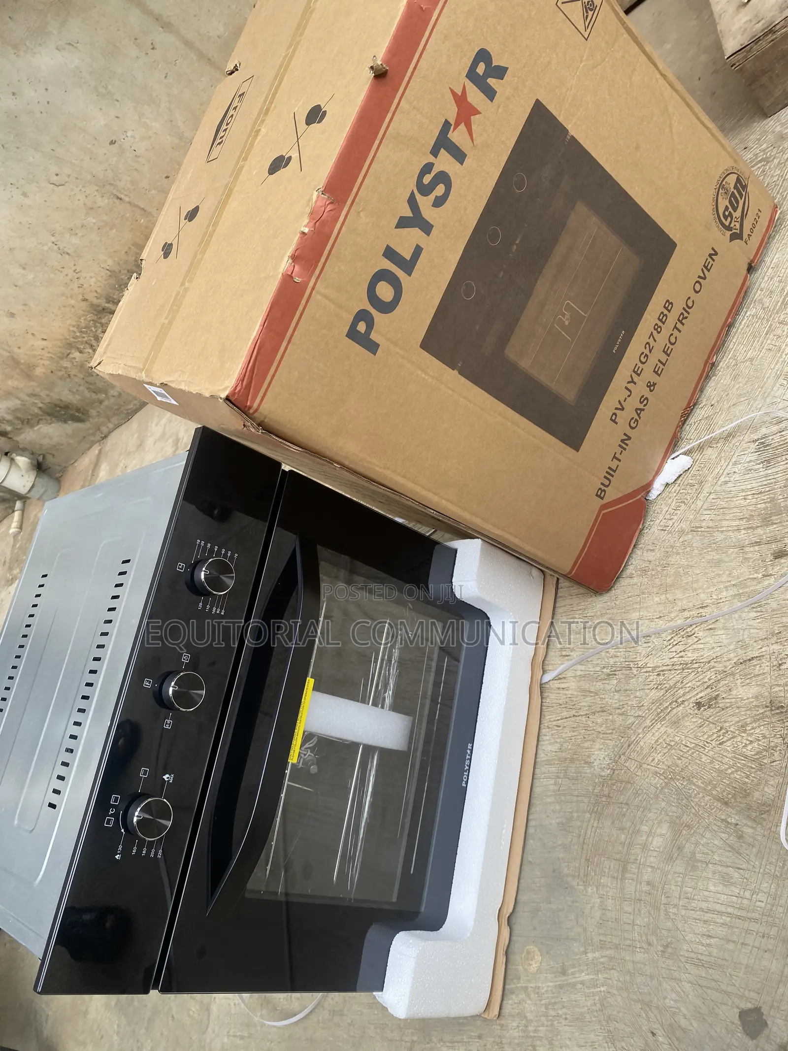 Polystar PV-JYEG278BB 70L Built-in Gas Electric Multi-Function Oven