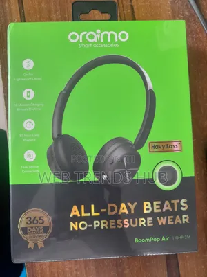 Oraimo Bluetooth Headphones BoomPop Air (OHP-316) - Dual Device
