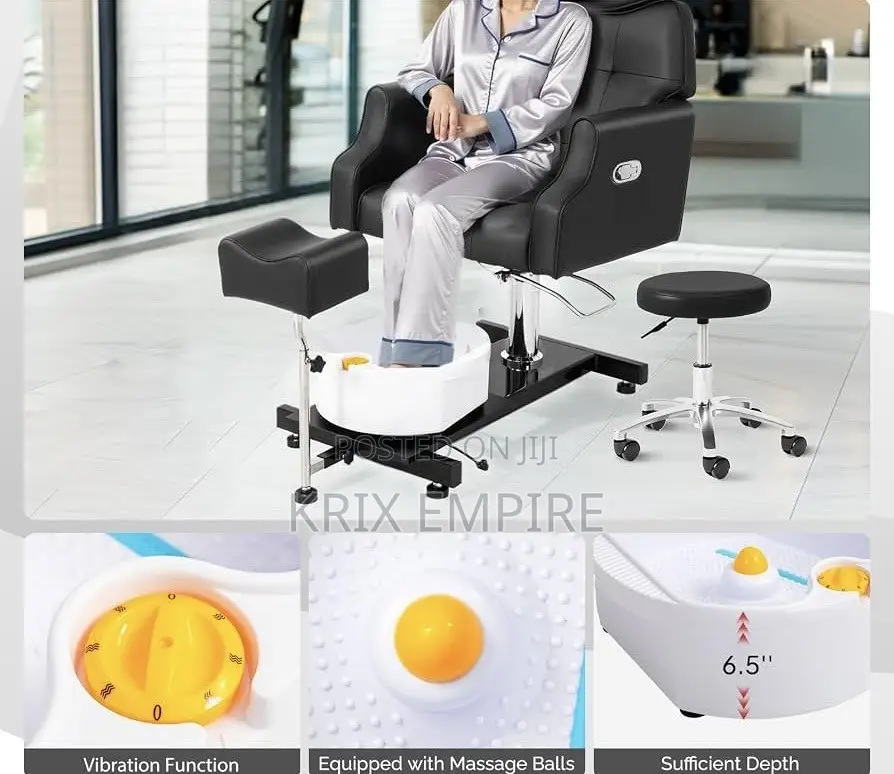 Hydraulic Lift Adjustable Spa Pedicure Unit
