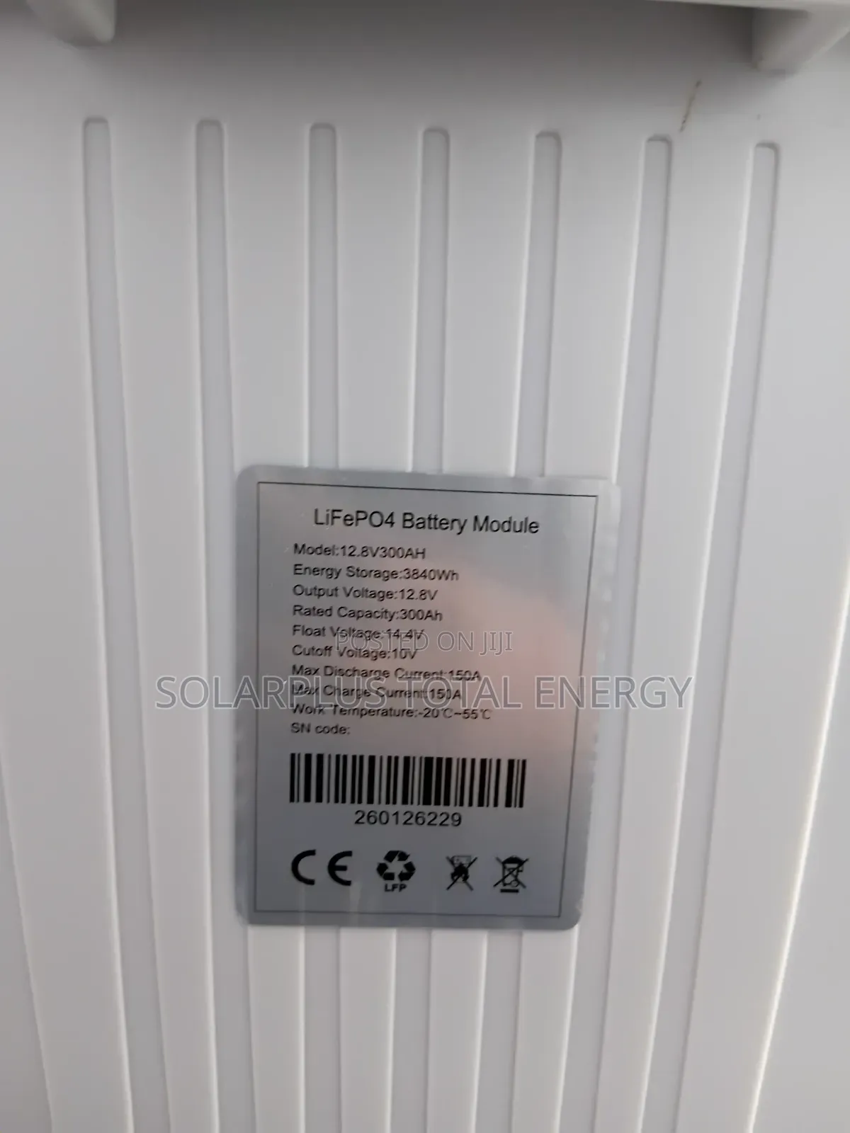 Solarco Energy 300a 12.8v Lithium Battery