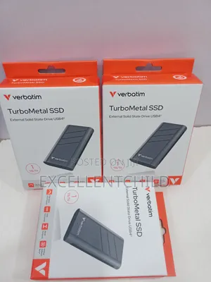 Verbatim TurboMetal 1TB External SSD USB4 3700mbs R/3600mb W