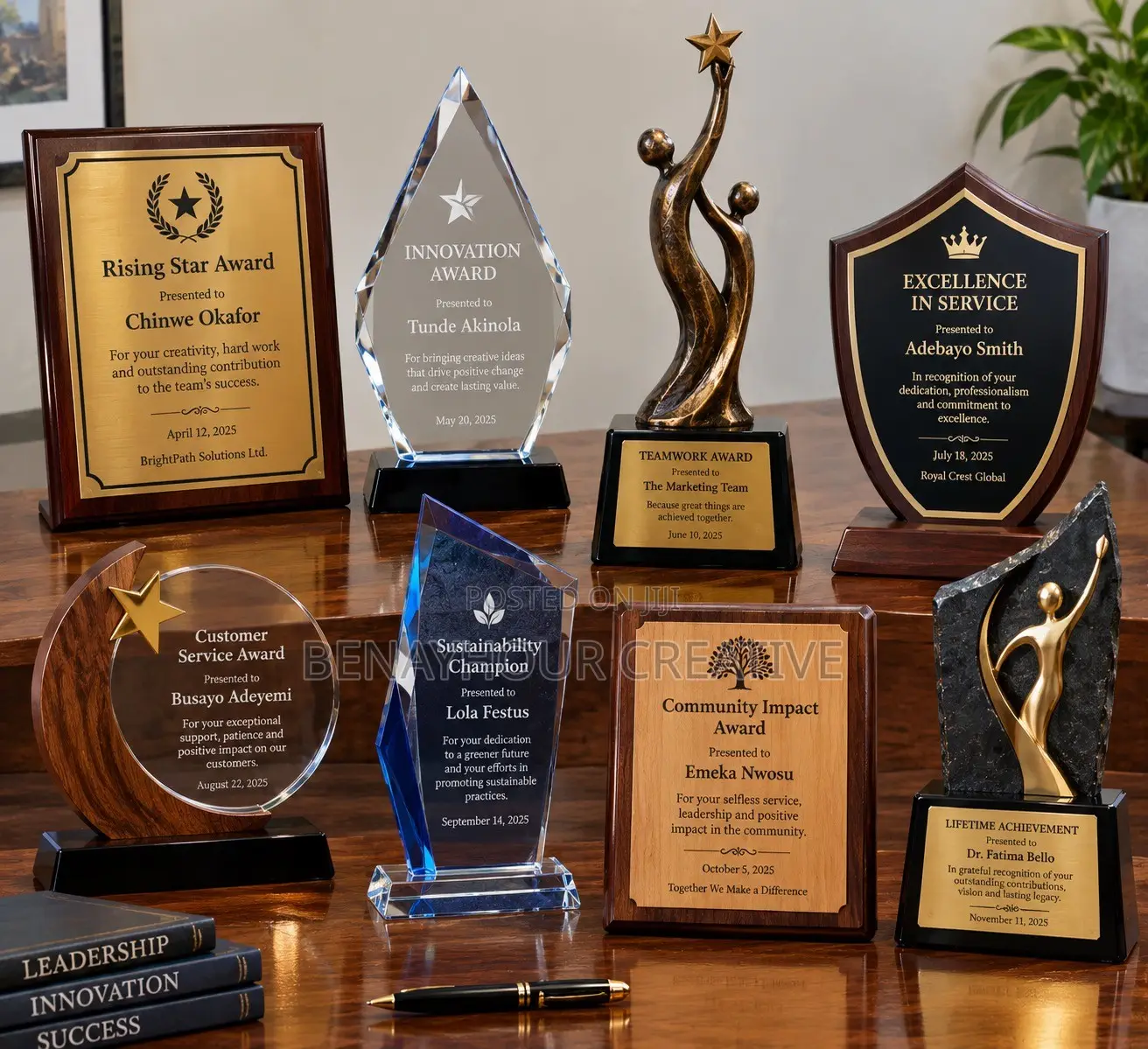 Custom Award Design – Unique Trophies Recognition Pieces