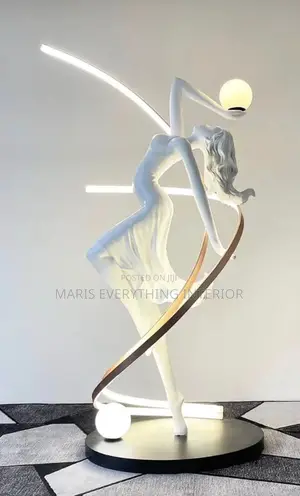 Luxury Human Art - LED Standing Sculpture Light for Living Room