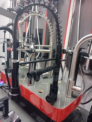 Black Spring Kitchen Mixer Tap