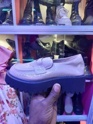 Women's Chunky Platform Penny Loafers - Pastel Pink / Lilac
