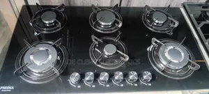 Phiima 6 Burner Built in Gas Cooker Hub
