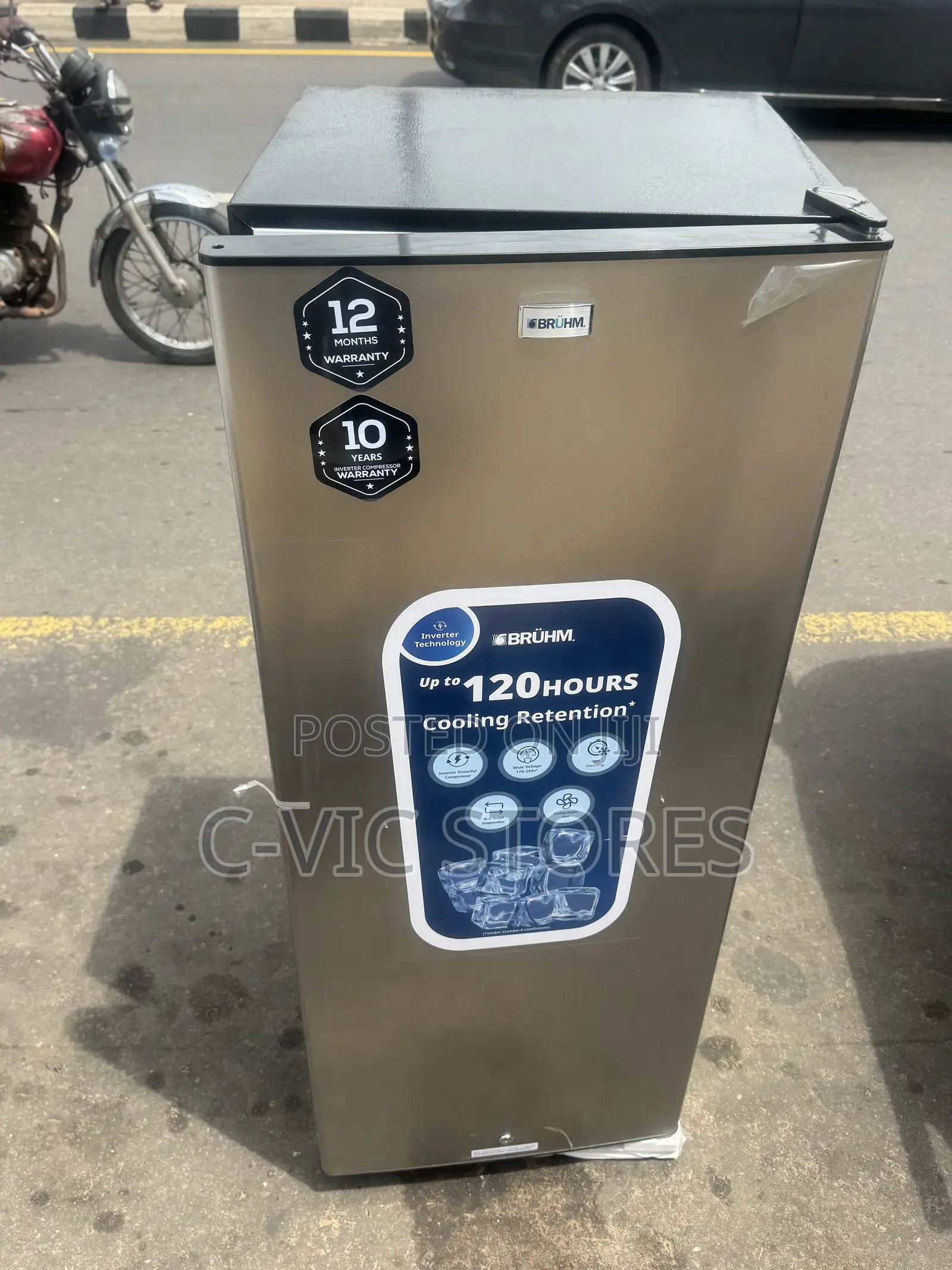 Bruhm Bus-180mi Upright Freezer
