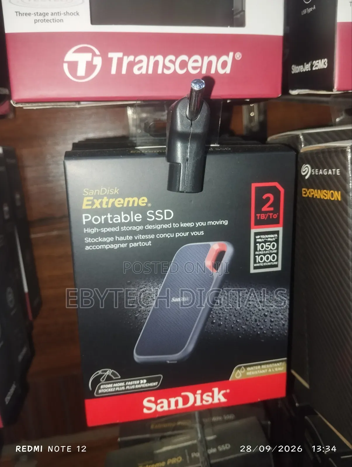 Sandisk Extreme Portable SSD