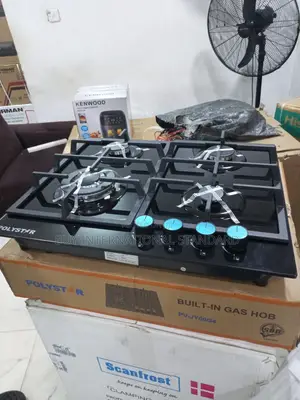 POLYSTAR PV-JY60GA 4 Burner Gas Cooker – Sleek Integrated Kitchen Hob