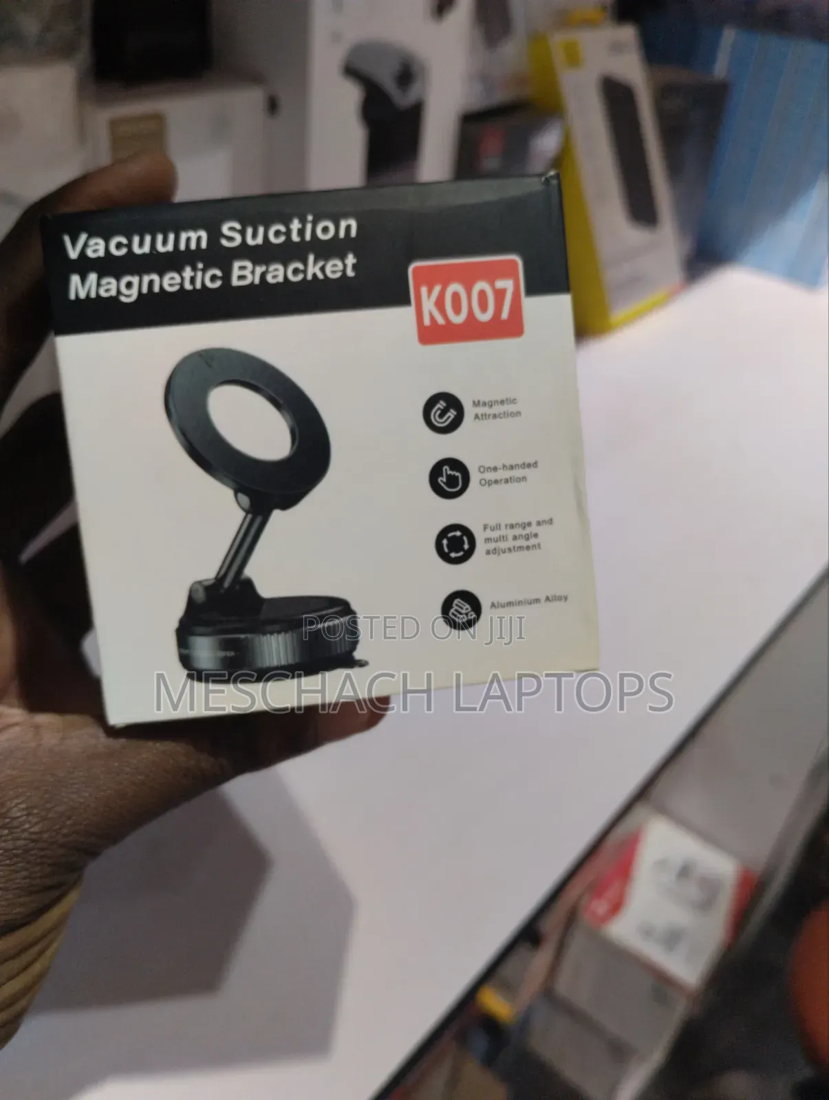 Vacuum Suction Magnetic Bracket