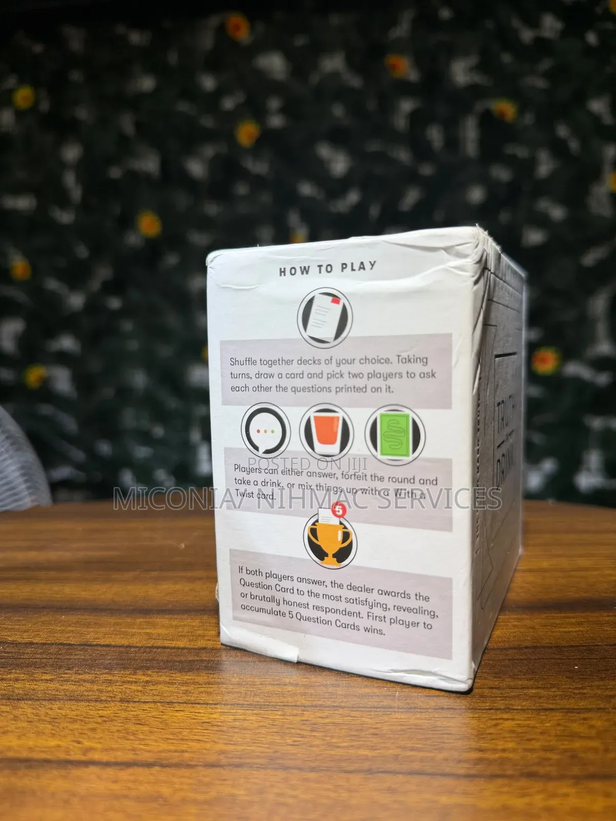 Truth or Drink Card