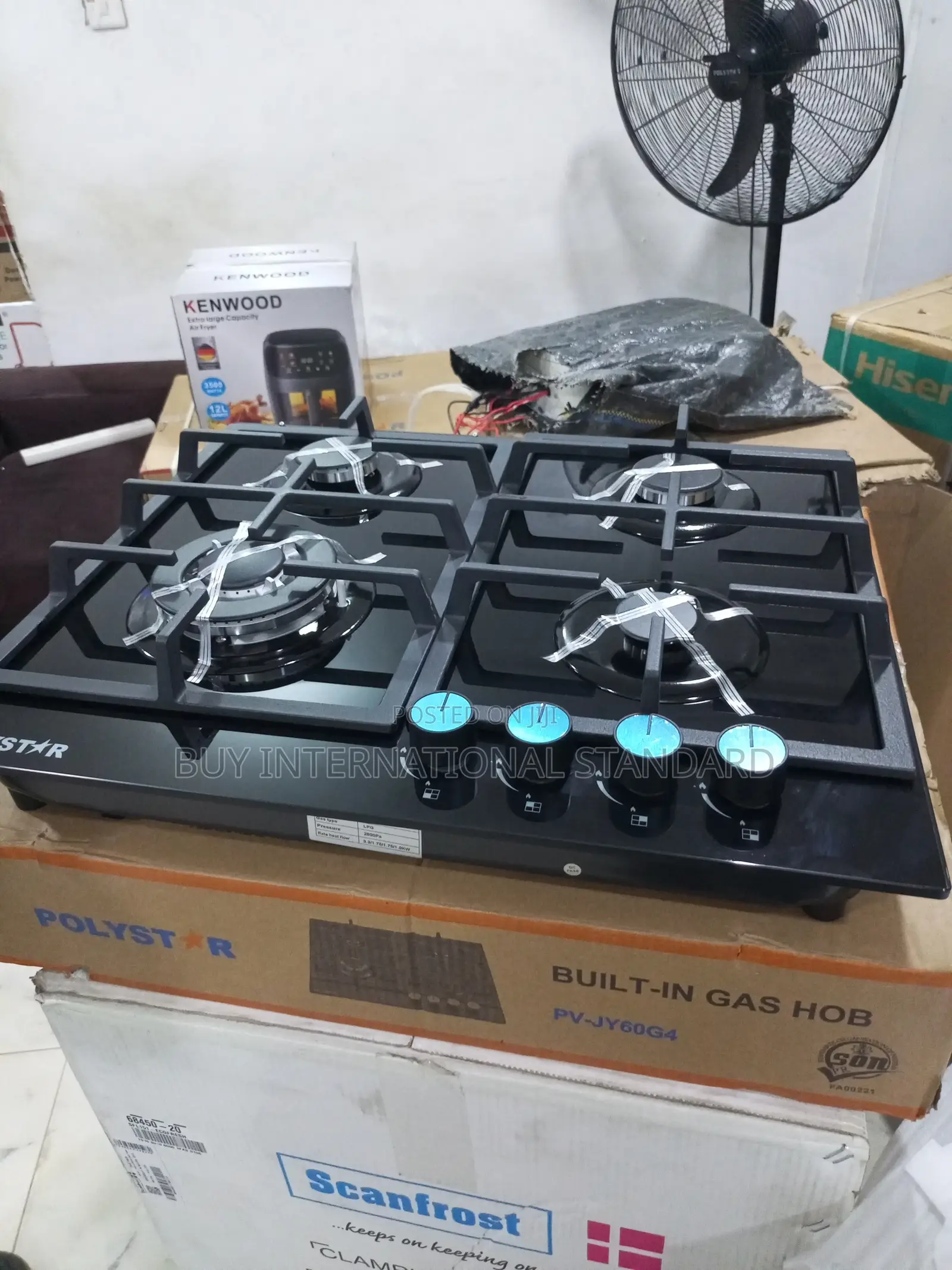 POLYSTAR 4 Gas Hob PV-JY60GA – Convenient Built-in Cooking Solution