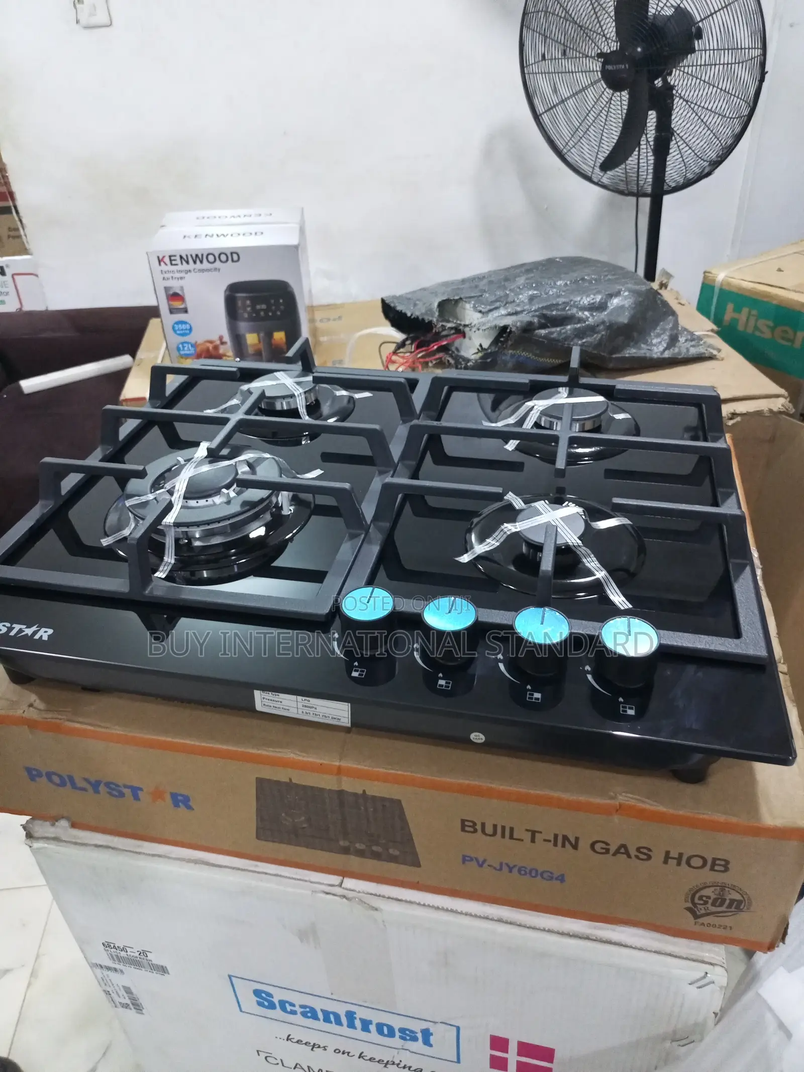 POLYSTAR 4 Gas Hob PV-JY60GA – Convenient Built-in Cooking Solution
