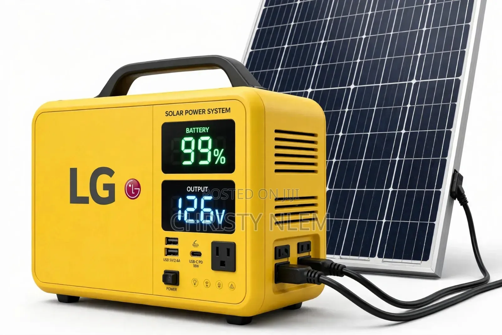500watt Solar Generator With 50watts Panel