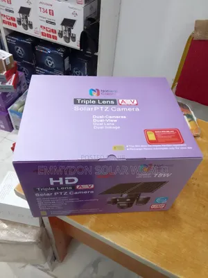 PTZ Solar Camera Triple Lens U Box