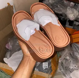 Multicolor Striped Platform Slides Size 37-42 Thick Sole Slippers