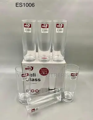 6pcs Quality Long Glass