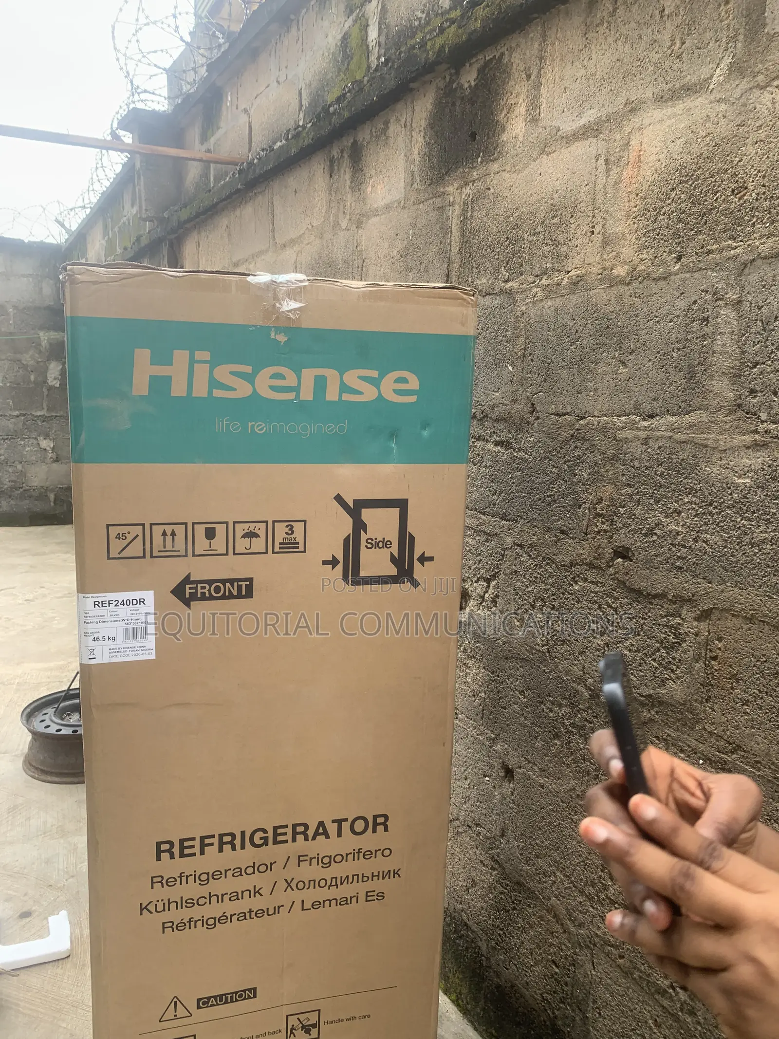 Hisense 240L Fridge – Separate Freezer Storage