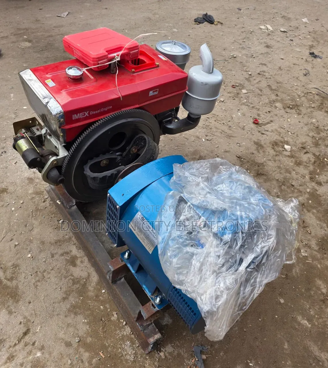 Basic Diesel Generator 35kva With 1130 Engine 100% Copper Coil