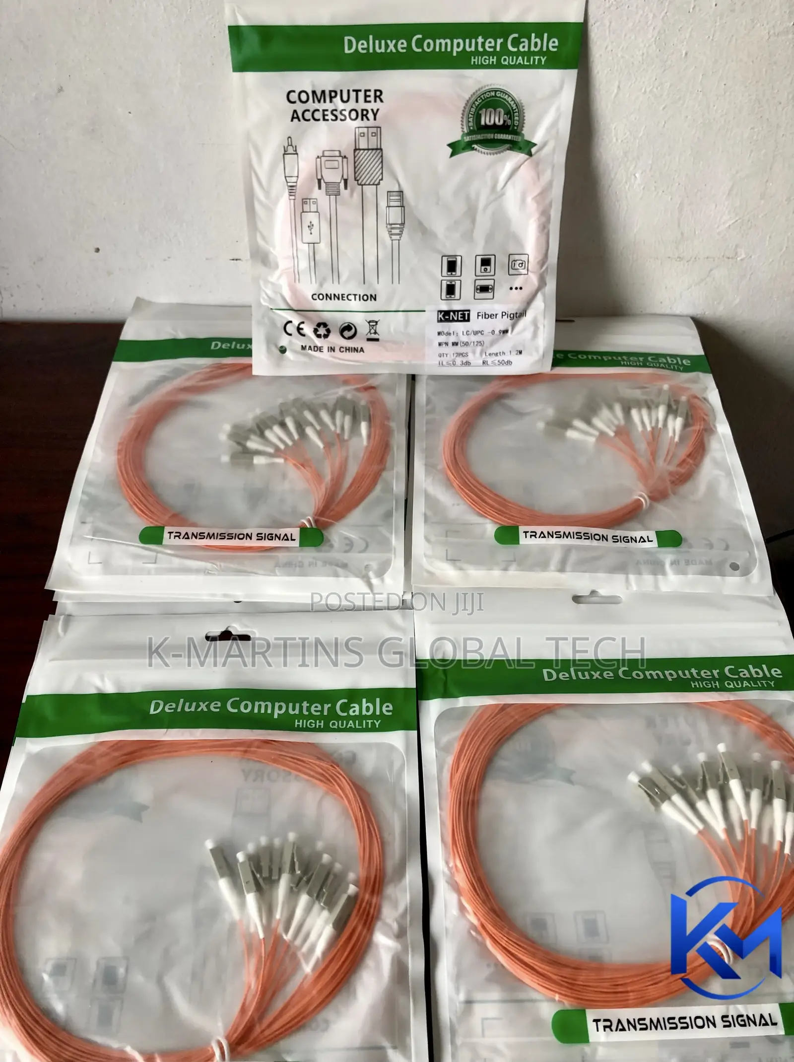 Fibre Optic Pigtail Lc Sc Multimode Mm Om1 Om2 Om3 Om4 10 Pieces