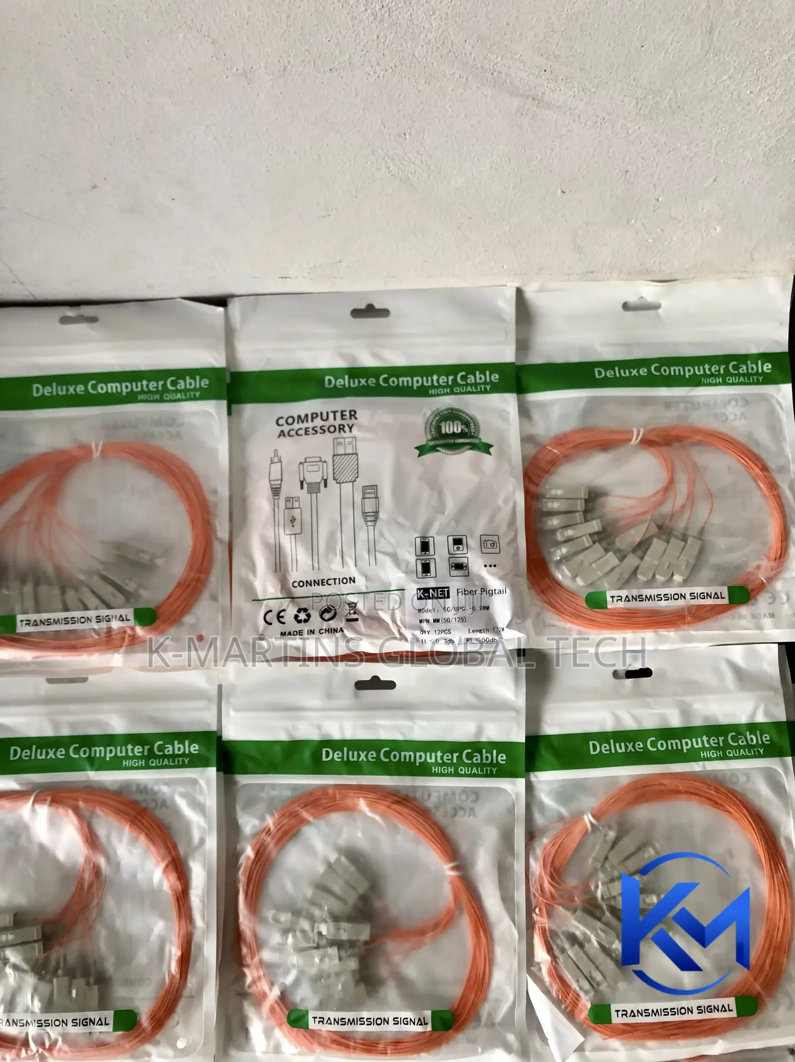 Fibre Optic Pigtail Lc Sc Multimode Mm Om1 Om2 Om3 Om4 10 Pieces
