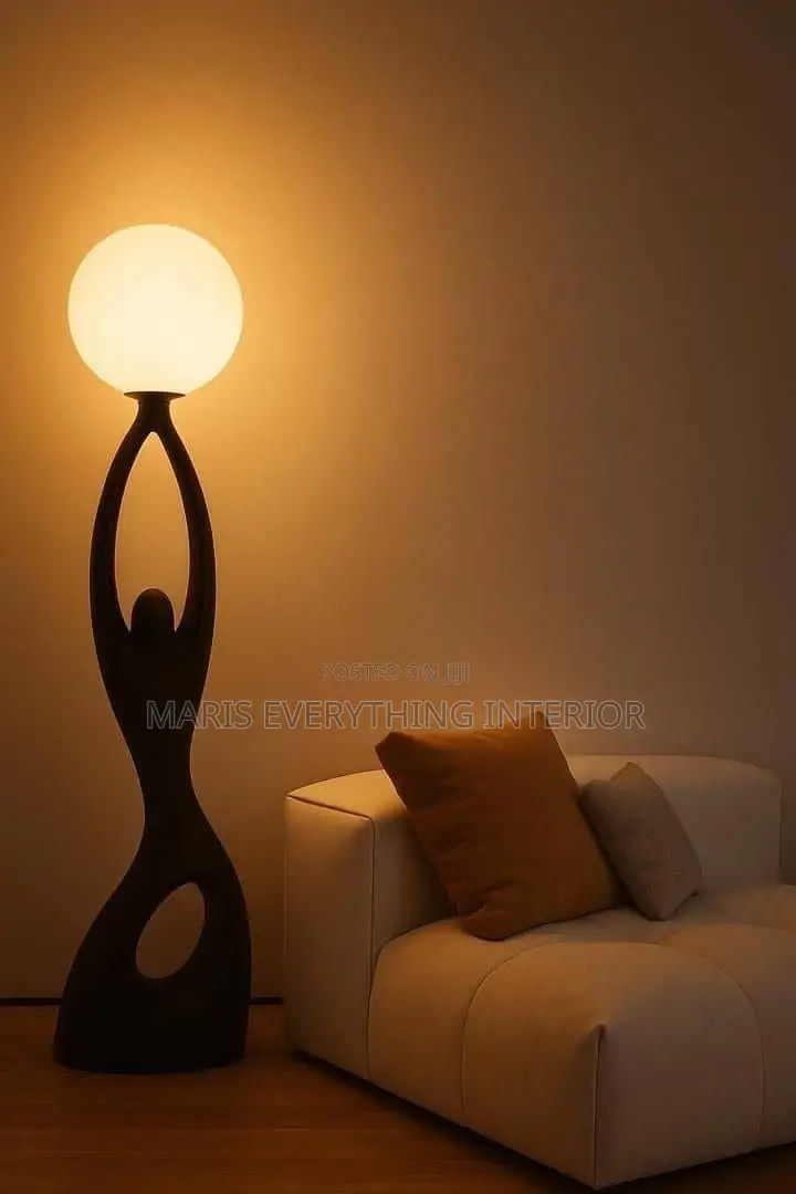 Luxury Human Art Sculpture Floor Lamp