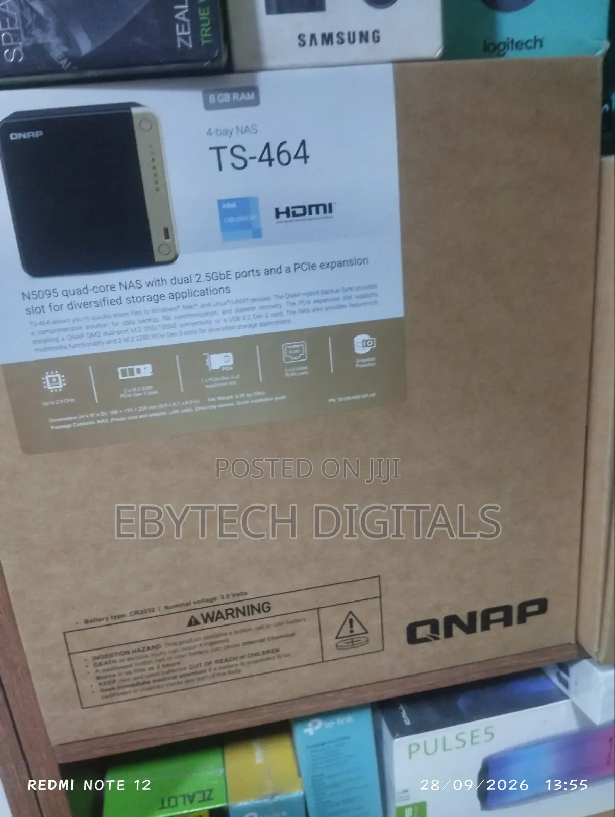 Qnap 8gb Ram 4-Bay Nas