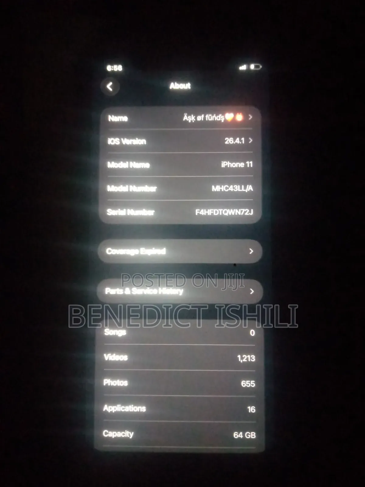 Apple iPhone 11 64 GB Gray
