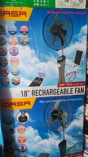 18" Qasa Rechargeable Fan