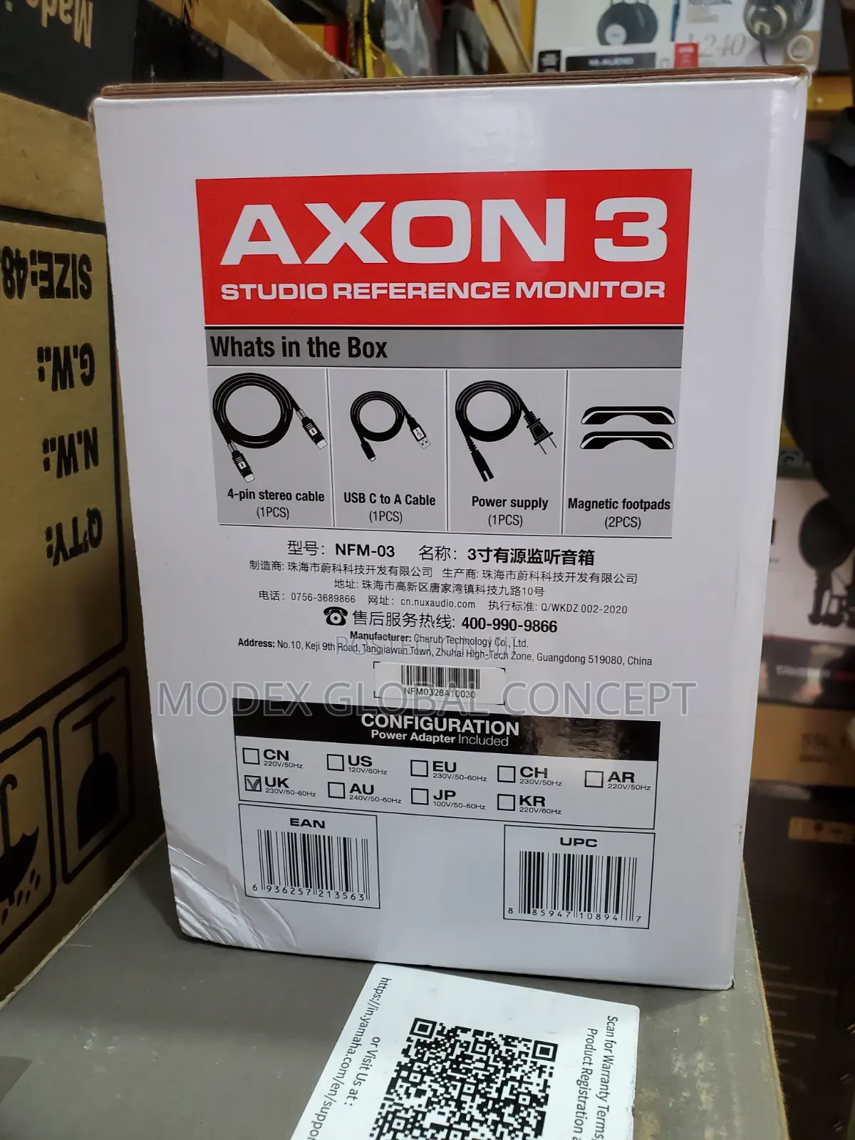 NUX AXON 3 Studio Reference Monitors.