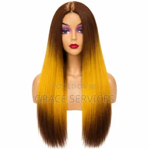 28 Inches 2by6 Closure Blend Wig