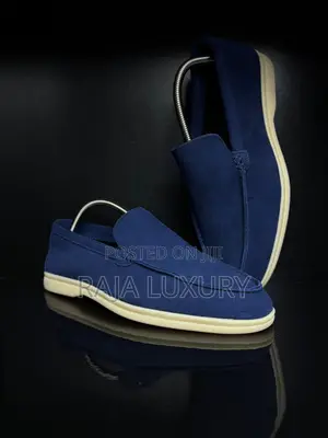 *Fdcp Summer Charms Walk Loafers Blue Suede*