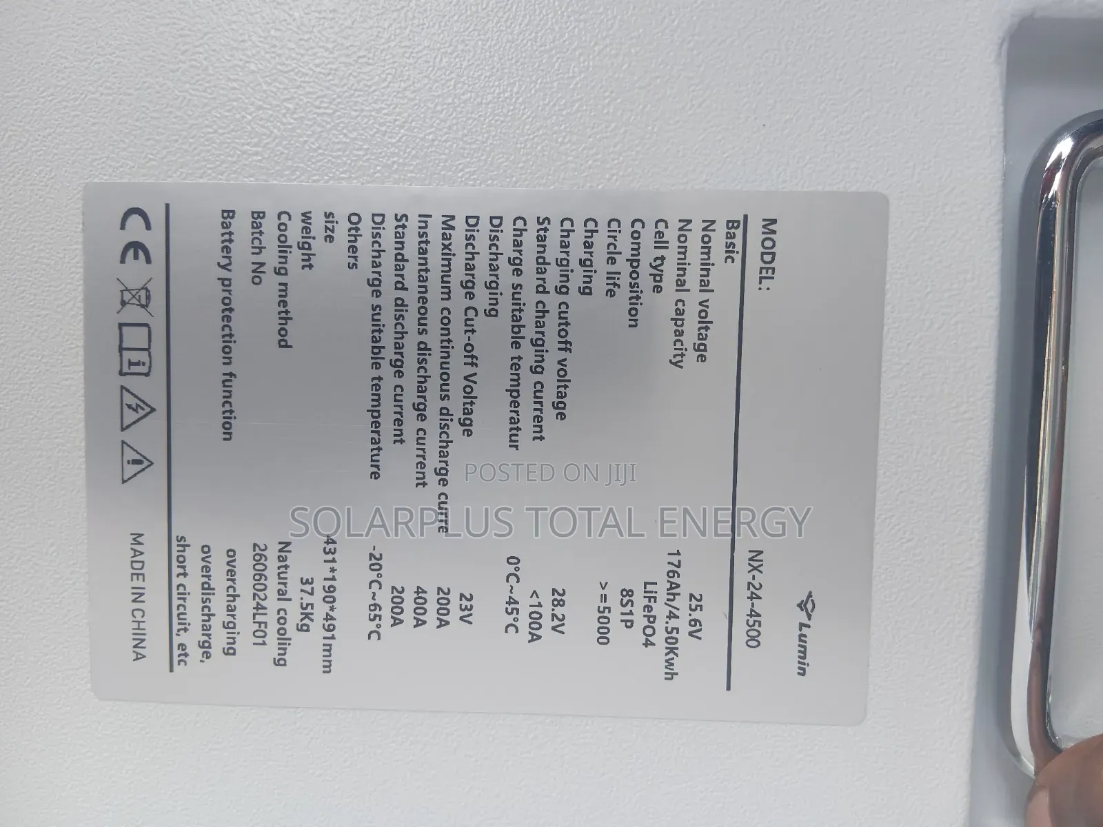 Lumin 4.5kwh 24v Lithium Battery