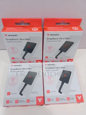 Verbatim 512GB SnapBack Ultra Slim Magnetic Portable SSD
