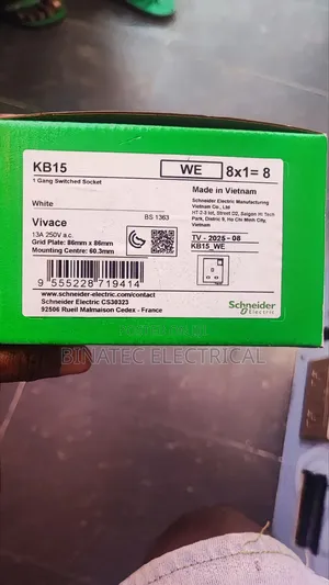 Original Schneider 13a Single Socket