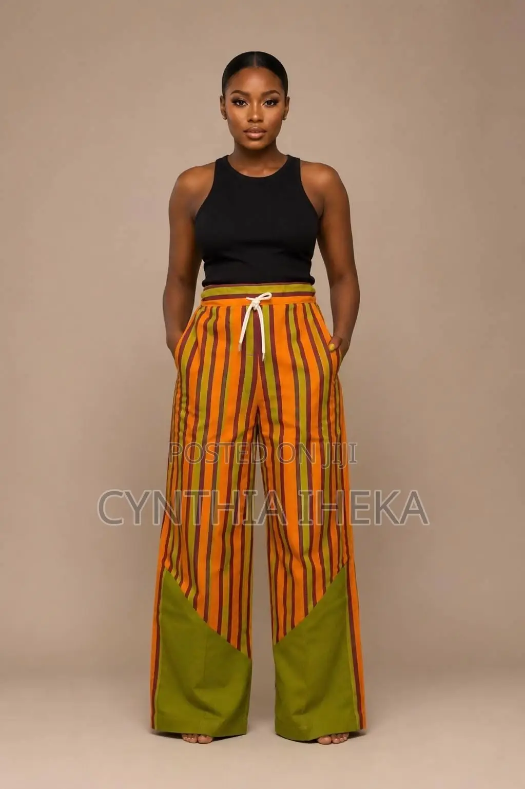 Female Aso Oke Trousers