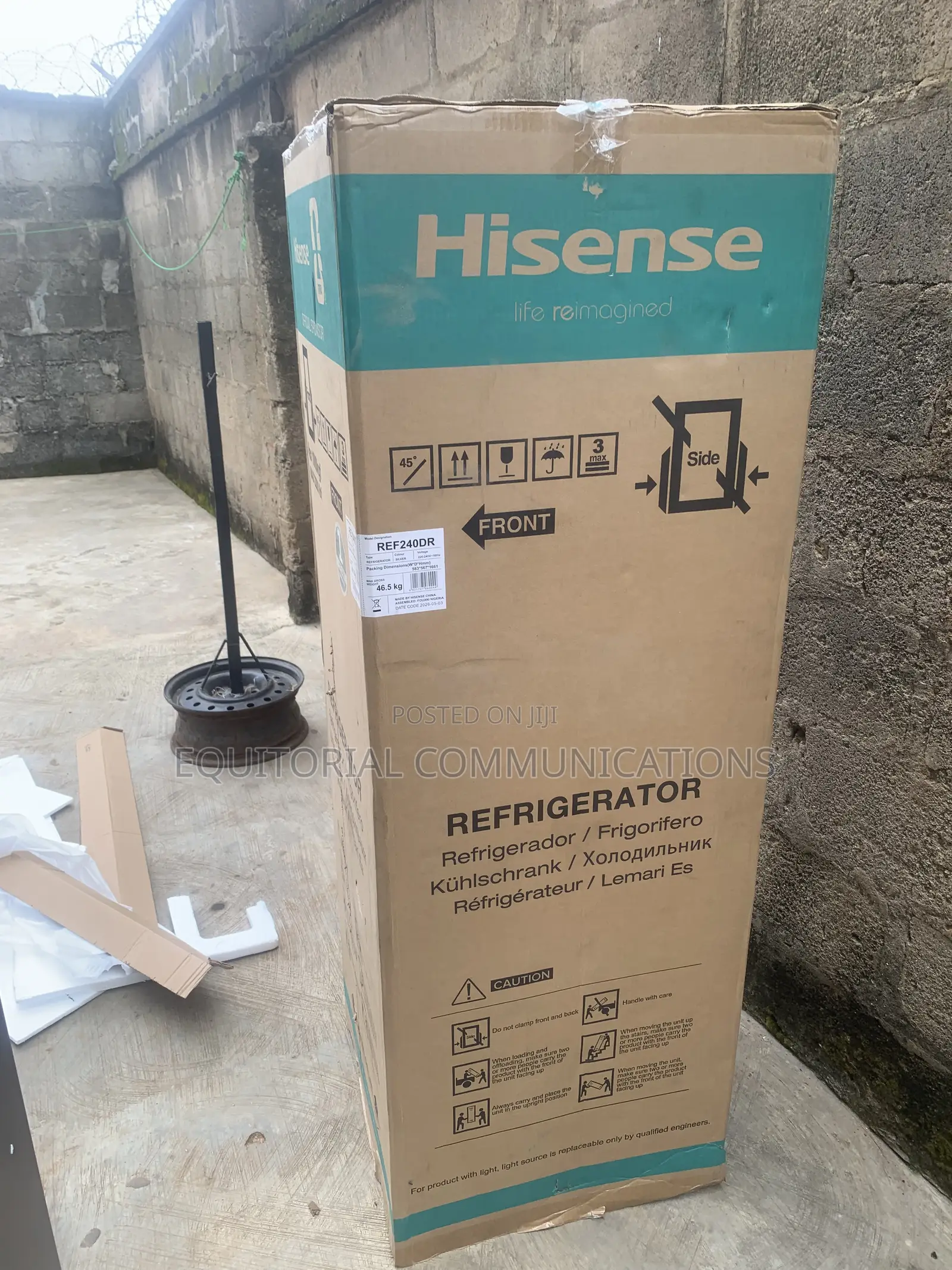 Hisense REF240DR 240L – Reliable Kitchen Fridge