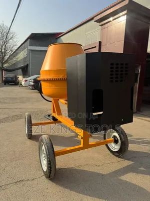 400L Orange Portable Concrete Mixer