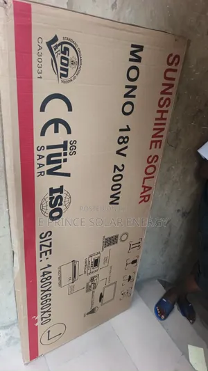 200w 18v Sunshine Solar Panel Mono