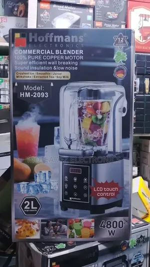 Hoffmans 2l (4800w) Digital Sound Proof Copper Coil Commercial Blender
