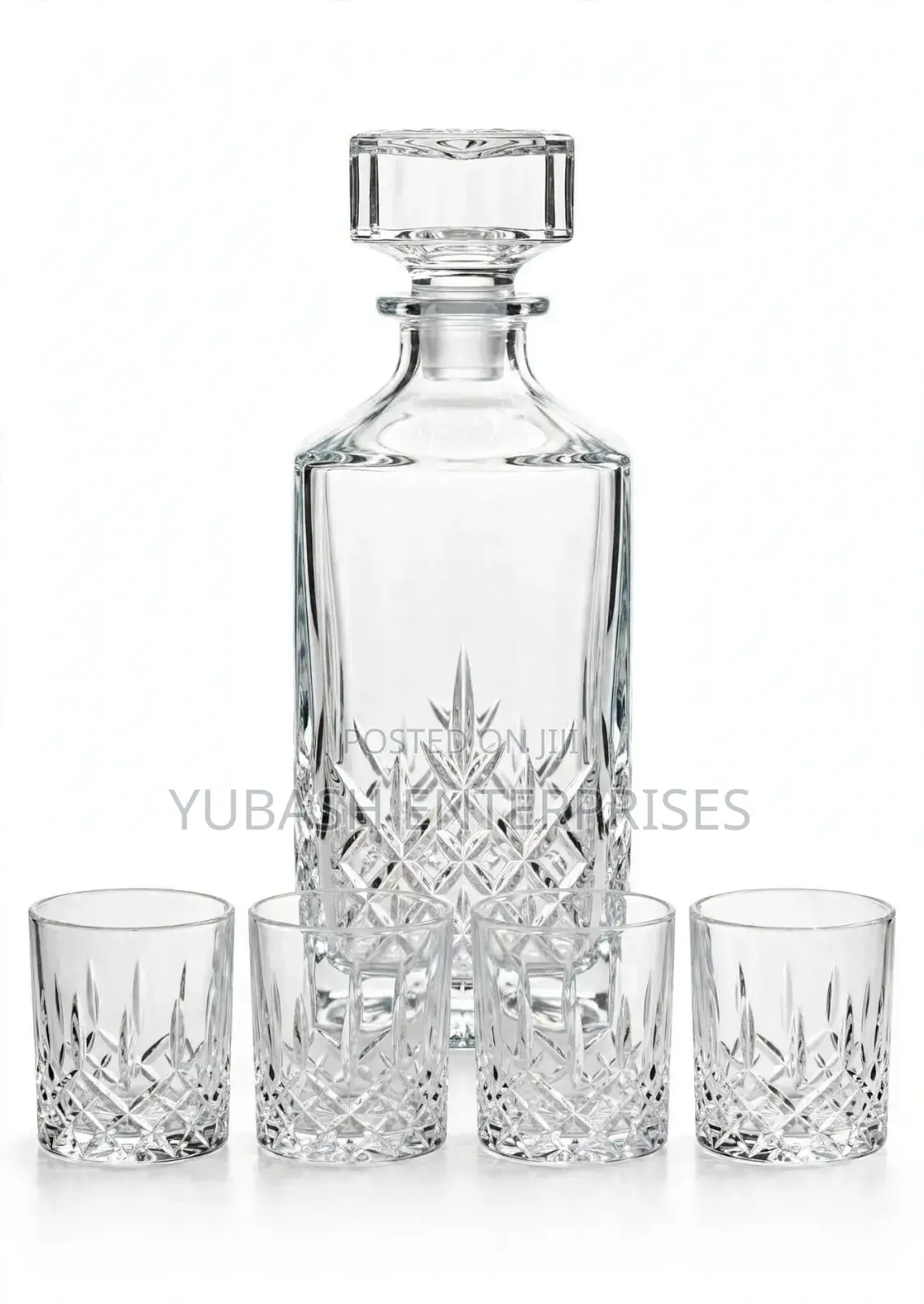5pcs Quality Decanter Set (1decanter +4glasses)