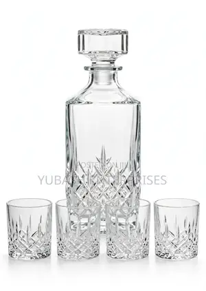 5pcs Quality Decanter Set (1decanter +4glasses)