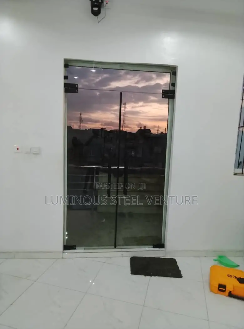 Upgrade Your Space With This Single Leaf Tempered Glass Aluminium